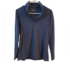 PETER MILLAR PERFORMANCE 1/4 ZIP PULLOVER  SHIRT. SIZE MEDIUM.